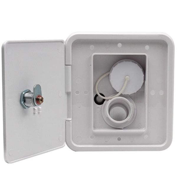 parts accessories plastic with keys lockable rv trailer caravan universal square water intake hatch cover threaded screws
parts accessories plastic with keys lockable rv trailer caravan universal square water intake hatch cover threaded screws