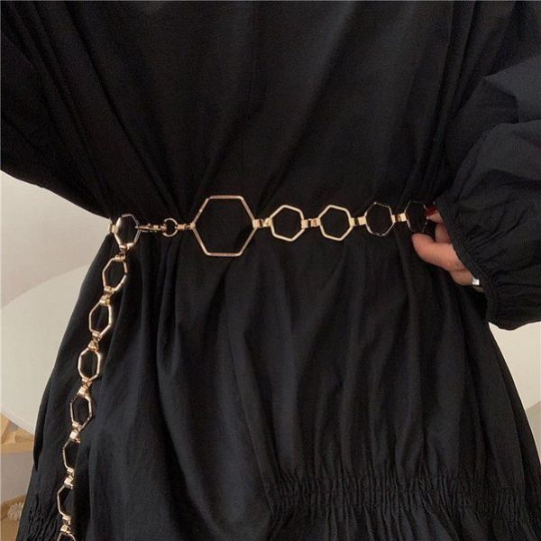 belts 110cm waistband pants classic waist chain hollow hexagonal girdle for women hip hop style fashion long tassel fine, Black;brown
belts 110cm waistband pants classic waist chain hollow hexagonal girdle for women hip hop style fashion long tassel fine, Black;brown