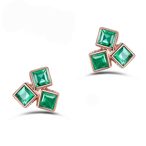stud 14k rose gold inlaid with colorful gemstone earrings for customized birthday christmas high end jewelry gifts, Golden;silver
stud 14k rose gold inlaid with colorful gemstone earrings for customized birthday christmas high end jewelry gifts, Golden;silver