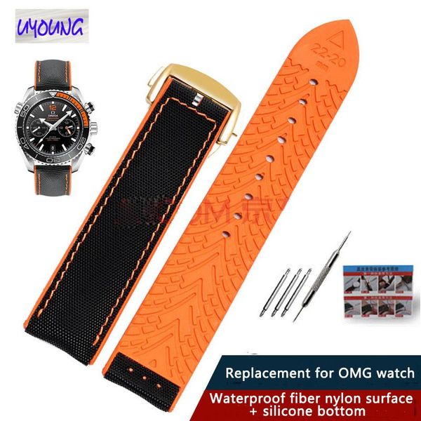 watch bands carbon fiber nylon band replacement for o mega hippocampus 007 super butterfly series chain male 20 22mm, Black;brown
watch bands carbon fiber nylon band replacement for o mega hippocampus 007 super butterfly series chain male 20 22mm, Black;brown