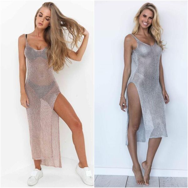 casual dresses long dress women bikini summer club gauze loose ankle length half beach vacation spaghetti strap sleeveless vestidos, Black;gray
casual dresses long dress women bikini summer club gauze loose ankle length half beach vacation spaghetti strap sleeveless vestidos, Black;gray