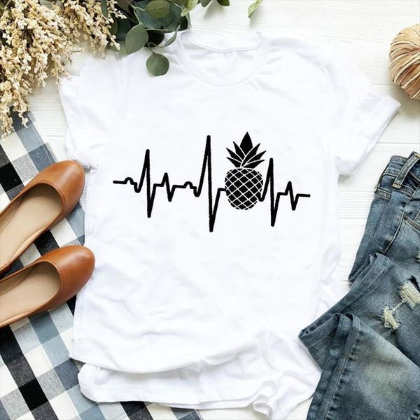 and women lady pineapple men heartbeat printed womens ladies short sleeve tee female graphic, White;black
and women lady pineapple men heartbeat printed womens ladies short sleeve tee female graphic, White;black