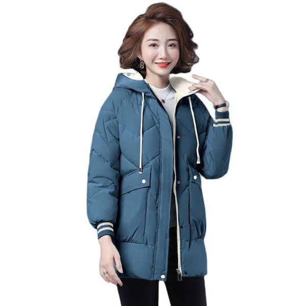 women's down & parkas women winter mid length hooded windproof coat outwear overcoat oversized puffer jacket cotton padded, Black
women's down & parkas women winter mid length hooded windproof coat outwear overcoat oversized puffer jacket cotton padded, Black