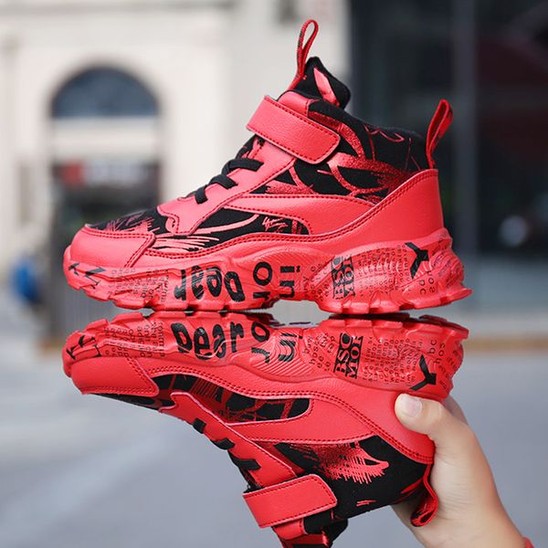 new kids pu leather shoes boys sport sneakers children shoes fashion casual sneakers light waterproof breathable soft running, Black;red
new kids pu leather shoes boys sport sneakers children shoes fashion casual sneakers light waterproof breathable soft running, Black;red