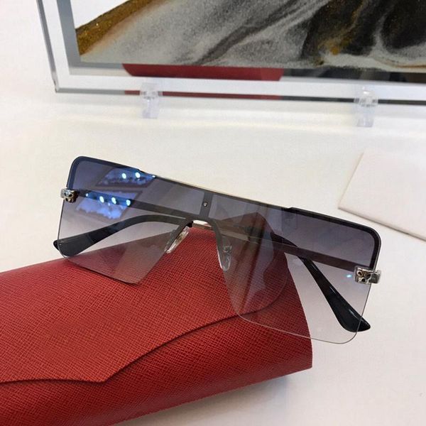 sunglasses classic large rectangular frame one-piece rimless gradient color lens metal ladies glasses ct0123 fashion men's, White;black
sunglasses classic large rectangular frame one-piece rimless gradient color lens metal ladies glasses ct0123 fashion men's, White;black