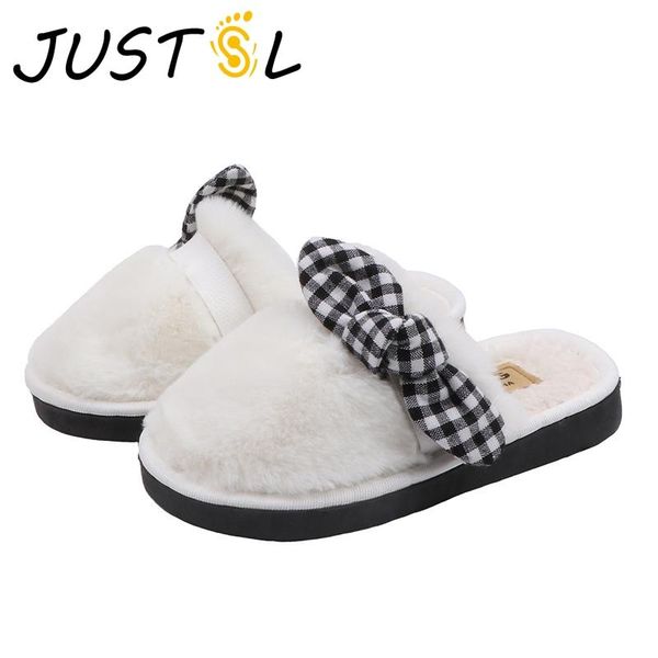 slipper justsl 2021 winter bow girls cute slippers children indoor home shoes kids soft bottom warm, Black;grey
slipper justsl 2021 winter bow girls cute slippers children indoor home shoes kids soft bottom warm, Black;grey
