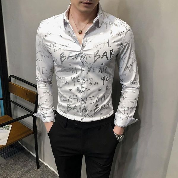 men's casual shirts fashion brand 2021 autumn causal stamping shirt male slim korea style fit plus size -3xl, White;black
men's casual shirts fashion brand 2021 autumn causal stamping shirt male slim korea style fit plus size -3xl, White;black