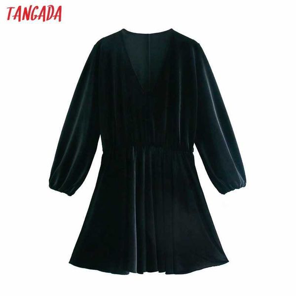 tangada fashion women black velvet dress arrival lantern long sleeve ladies tunic mini dress vestidos 6p9 210609, Black;gray
tangada fashion women black velvet dress arrival lantern long sleeve ladies tunic mini dress vestidos 6p9 210609, Black;gray