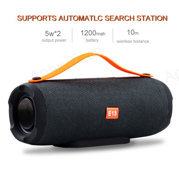 E13 Mini Portable Wireless Bluetooth Speaker Stereo Speakerphone Radio Music Subwoofer Column Speakers for Computer with TF FM
E13 Mini Portable Wireless Bluetooth Speaker Stereo Speakerphone Radio Music Subwoofer Column Speakers for Computer with TF FM