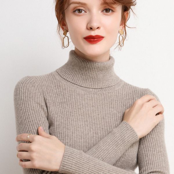winter women's sweater female fashion long sleeve solid turtleneck knitted sweater women elegant pullovers cashmere jumper 210419, White;black
winter women's sweater female fashion long sleeve solid turtleneck knitted sweater women elegant pullovers cashmere jumper 210419, White;black
