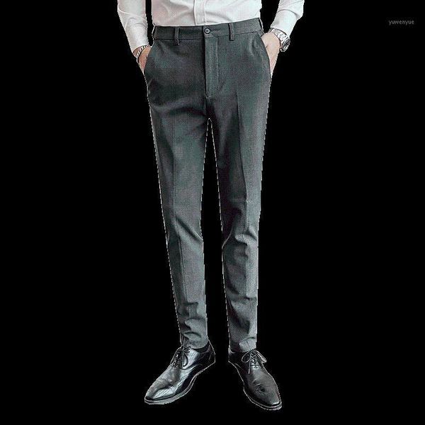 style plaid trousers men's korean version of slim-fit, casual business suits, non-iron anti-zou pants, Black
style plaid trousers men's korean version of slim-fit, casual business suits, non-iron anti-zou pants, Black
