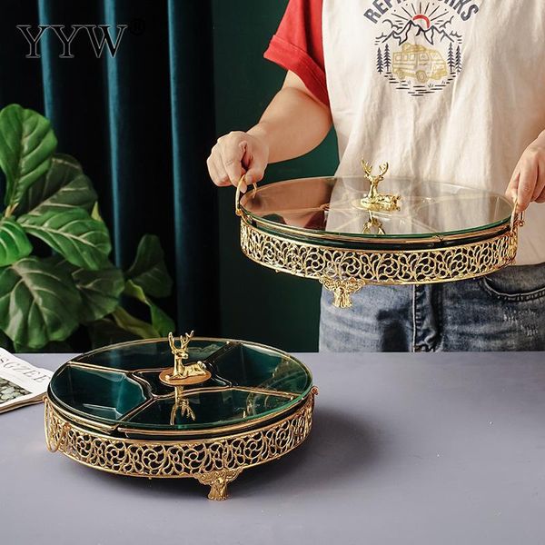 dishes & plates ceramic dry fruit tray with lid golden deer nordic light luxury creative household dried snack or gift box
dishes & plates ceramic dry fruit tray with lid golden deer nordic light luxury creative household dried snack or gift box