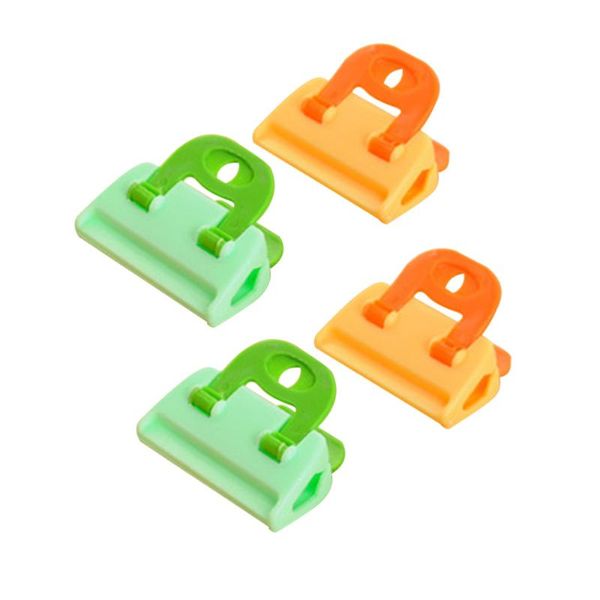 bag clips 4pcs sealing for snack opened and leftover clamps