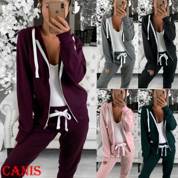 two piece dress autumn women warm women's sets 2 sports jogger zipper hoodies sweatshirt trousers suit set winter fashion tracksuit, White
two piece dress autumn women warm women's sets 2 sports jogger zipper hoodies sweatshirt trousers suit set winter fashion tracksuit, White