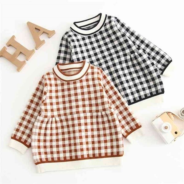autumn winter kids dresses for girls princess girl grid long sleeve knit 0-3yrs 210521, Red;yellow
autumn winter kids dresses for girls princess girl grid long sleeve knit 0-3yrs 210521, Red;yellow