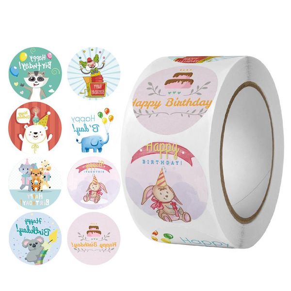 gift wrap 500 pcs /roll style 2.5cm round shape happy birthday surprise stickers teacher children reward label seal paste
gift wrap 500 pcs /roll style 2.5cm round shape happy birthday surprise stickers teacher children reward label seal paste