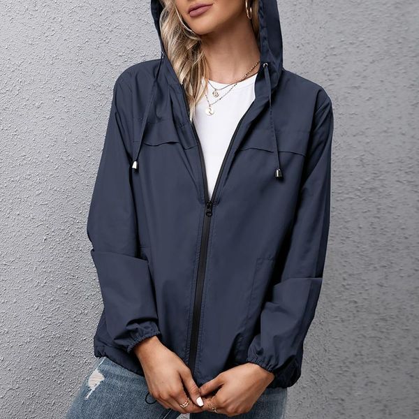 women's trench coats fashion solid colors long sleeve coat outdoor sports windproof rainproof hooded windbreaker jacket outerwear casac, Tan;black
women's trench coats fashion solid colors long sleeve coat outdoor sports windproof rainproof hooded windbreaker jacket outerwear casac, Tan;black