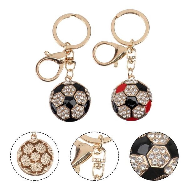 keychains 2pcs rhinestone soccer design keychain creative delicate key pendant chic gift, Silver
keychains 2pcs rhinestone soccer design keychain creative delicate key pendant chic gift, Silver