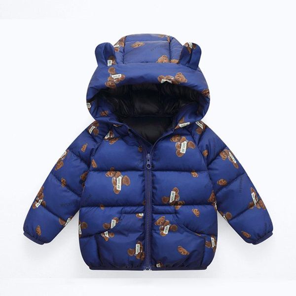 down coat jacket for girls cartoon bear sweet print boys winter thick warm hooded 0-7 years old beibei fashion quality child clothing, Blue;gray
down coat jacket for girls cartoon bear sweet print boys winter thick warm hooded 0-7 years old beibei fashion quality child clothing, Blue;gray
