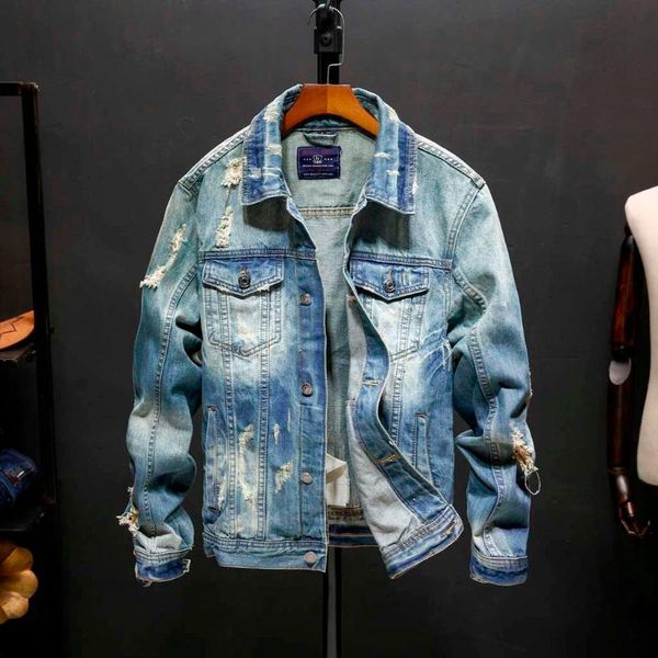 men's jackets men's fashion denim jacket casual bomber hip hop retro thickening streetwear coat, Black;brown
men's jackets men's fashion denim jacket casual bomber hip hop retro thickening streetwear coat, Black;brown
