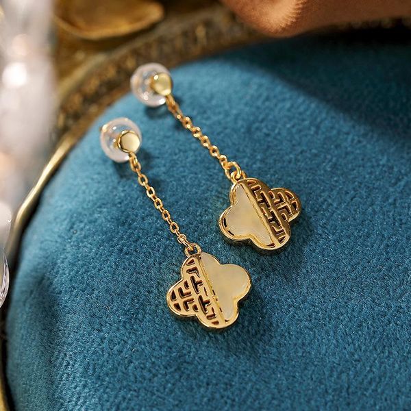 dangle & chandelier s925 sterling silver gilded hetian jade drop earring fine jewelry hollow-out clovers long style women eardrop earrings h
dangle & chandelier s925 sterling silver gilded hetian jade drop earring fine jewelry hollow-out clovers long style women eardrop earrings h