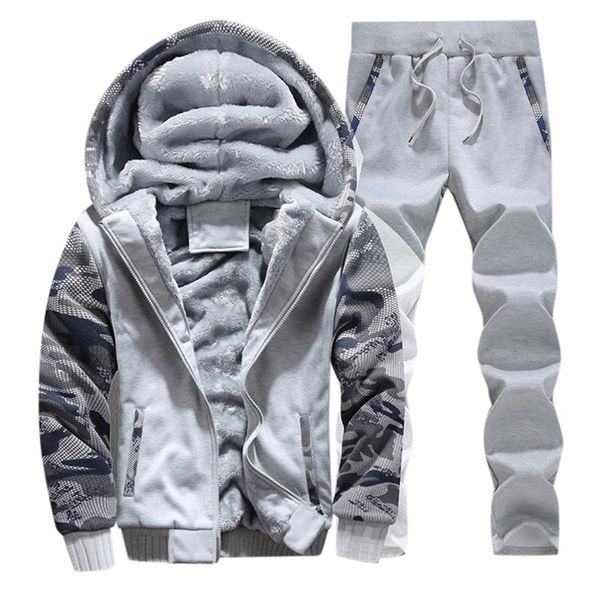 men's tracksuits men clothing winter fleece sweat suits warm jacket+pants 2021 hoodies set chandal hombre marca, Gray
men's tracksuits men clothing winter fleece sweat suits warm jacket+pants 2021 hoodies set chandal hombre marca, Gray