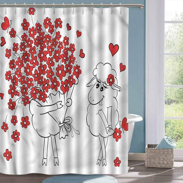 colorful shower curtain valentine lover goats hearts home decor shower curtain w36 xl72
colorful shower curtain valentine lover goats hearts home decor shower curtain w36 xl72