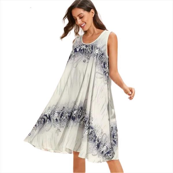 summer print o neck women dresses plus size s 5xl beach casual loose elegant ladies tank mini, Black;gray
summer print o neck women dresses plus size s 5xl beach casual loose elegant ladies tank mini, Black;gray