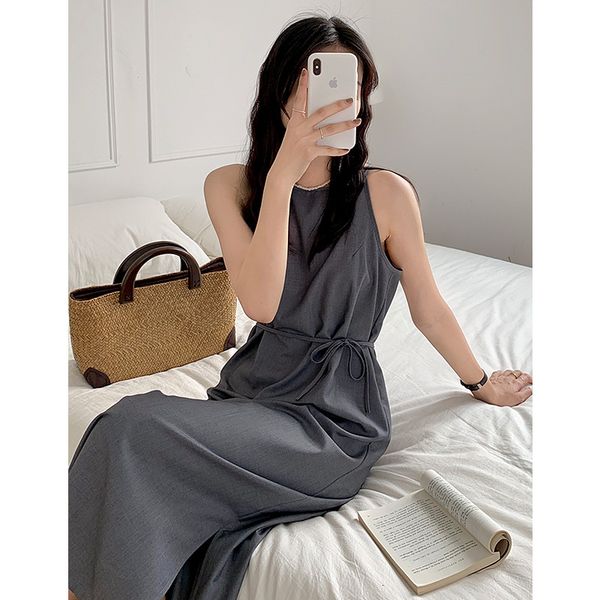 luxury casual dresses yz french drs temperament sleeve ls hanging neck with suspender skirt for women, Black;gray
luxury casual dresses yz french drs temperament sleeve ls hanging neck with suspender skirt for women, Black;gray
