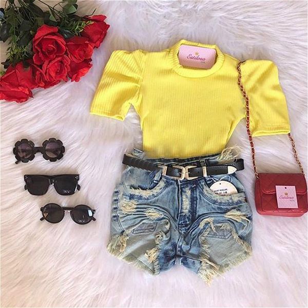 1-6y baby girls clothes set 2021 summer children short puff sleeve ribbed knit t-shirt+ripped denim shorts fashion kids outfits clothing set, White
1-6y baby girls clothes set 2021 summer children short puff sleeve ribbed knit t-shirt+ripped denim shorts fashion kids outfits clothing set, White