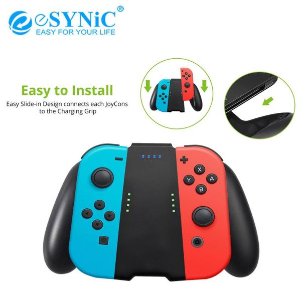 esynic charging grip built in 1500mah battery with 2 pro thumb caps and type-c cable for switch joy con game controllers & joystick joystick
esynic charging grip built in 1500mah battery with 2 pro thumb caps and type-c cable for switch joy con game controllers & joystick joystick