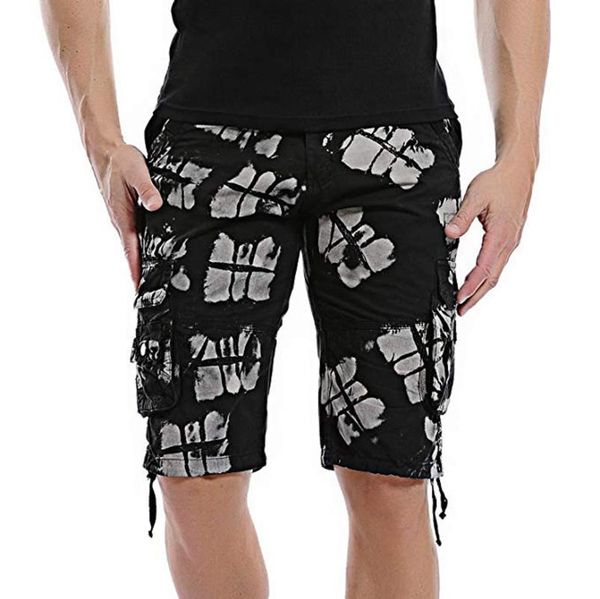 summer men's knee length print men cargo shorts casual plus size beach 29-38 cotton loose male 5.10, White;black
summer men's knee length print men cargo shorts casual plus size beach 29-38 cotton loose male 5.10, White;black