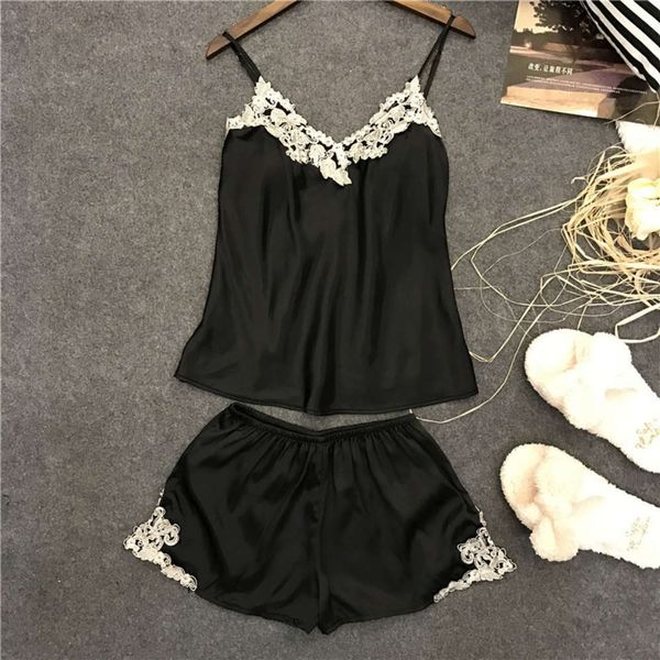 women's sleepwear fun underwear silk suspender pajamas two piece suit 85bz, Black;red
women's sleepwear fun underwear silk suspender pajamas two piece suit 85bz, Black;red