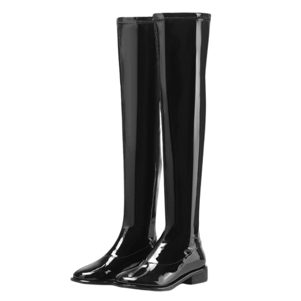 boots 2021 autumn/winter fashion europe and america simple car stitching solid colour sleeve low heel over the knee, Black
boots 2021 autumn/winter fashion europe and america simple car stitching solid colour sleeve low heel over the knee, Black