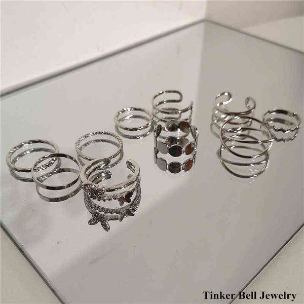 kpop goth punk geometric minimalist opening adjustable metal ring set for women bff street grunge aesthetic jewelry accessories g1125, Slivery;golden
kpop goth punk geometric minimalist opening adjustable metal ring set for women bff street grunge aesthetic jewelry accessories g1125, Slivery;golden