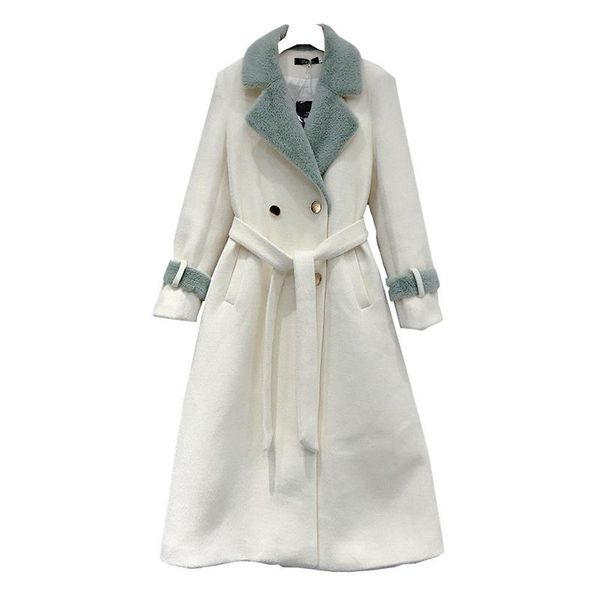 women's wool & blends woolen coat winter clothes high-end fashion self-cultivation temperament thickening age reduction, Black
women's wool & blends woolen coat winter clothes high-end fashion self-cultivation temperament thickening age reduction, Black