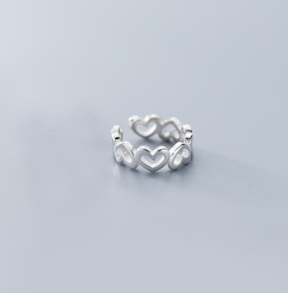 clip-on & screw back 925 sterling silver fashion jewelry hearts line cuff single earring women a1699
clip-on & screw back 925 sterling silver fashion jewelry hearts line cuff single earring women a1699