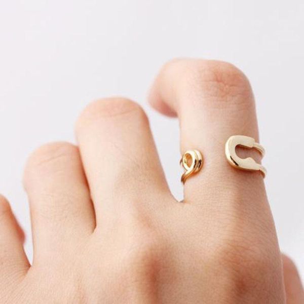 cluster rings original safety pin cuff for women 2021 gold silver plated resizable open round finger ring jewelry femme bijoux, Golden;silver
cluster rings original safety pin cuff for women 2021 gold silver plated resizable open round finger ring jewelry femme bijoux, Golden;silver