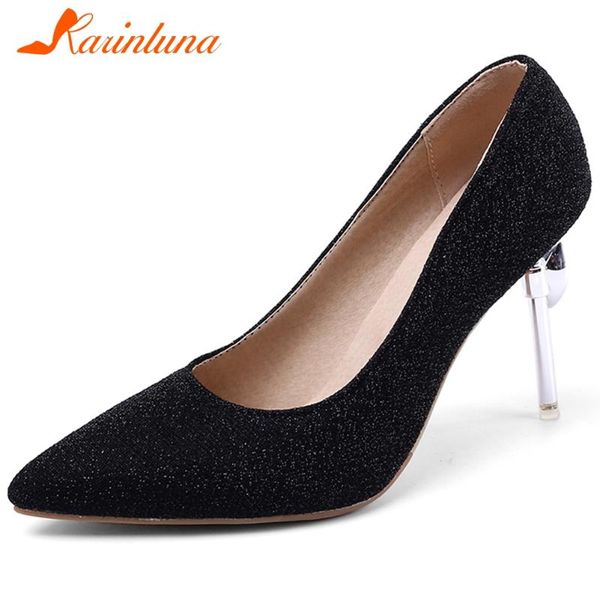 ladies cool shining bridal pumps fashion high thin heels evening women spring wedding shoes woman dress, Black
ladies cool shining bridal pumps fashion high thin heels evening women spring wedding shoes woman dress, Black