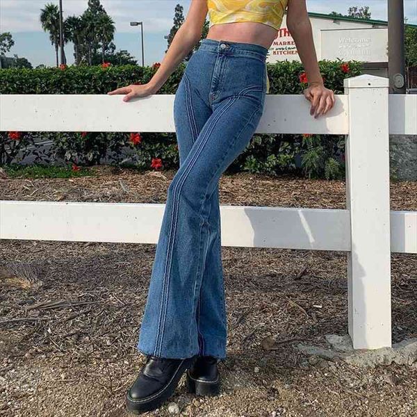 spring autumn high women jeans rise straight panelled denim wide leg streetwear casual dark blue womens long skinny pants
spring autumn high women jeans rise straight panelled denim wide leg streetwear casual dark blue womens long skinny pants