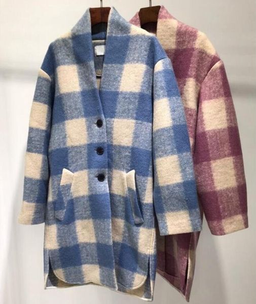 women 21isa mar woolen cloth coat overcoat wool blend classic lattice loose high-quality temperament medium and long, Black
women 21isa mar woolen cloth coat overcoat wool blend classic lattice loose high-quality temperament medium and long, Black