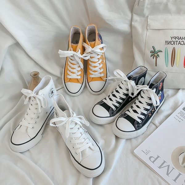 dress shoes fashion sneakers woman lace-up cartoon graffiti high canvas girls sport pc77, Black
dress shoes fashion sneakers woman lace-up cartoon graffiti high canvas girls sport pc77, Black