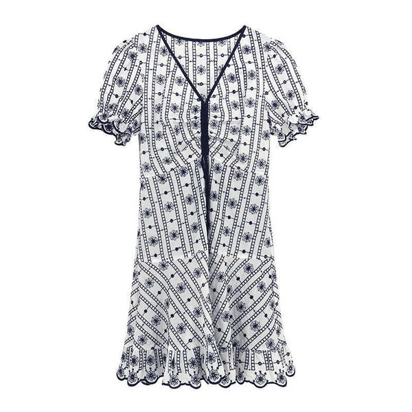 perhaps u v neck short sleeve puff sleeve mini dress summer women a-line ruffle lace-up white navy floral print d1992 210529, Black;gray
perhaps u v neck short sleeve puff sleeve mini dress summer women a-line ruffle lace-up white navy floral print d1992 210529, Black;gray