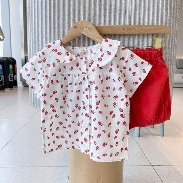 summer baby girl clothes children's infant floral shirts and red short pant 2 piece set kids toddler casual suit clothing sets, White
summer baby girl clothes children's infant floral shirts and red short pant 2 piece set kids toddler casual suit clothing sets, White