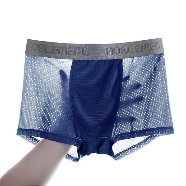 underpants summer men's boxers gay underwear men panties breathable ice silk mesh pouch male boxershorts trunk plus size, Black;white
underpants summer men's boxers gay underwear men panties breathable ice silk mesh pouch male boxershorts trunk plus size, Black;white