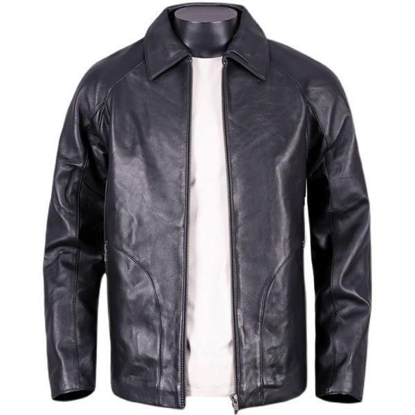 men's leather & faux 2021 black genuine jacket men smart casual style plus size 3xl real natural sheepskin autumn slim fit young male c
men's leather & faux 2021 black genuine jacket men smart casual style plus size 3xl real natural sheepskin autumn slim fit young male c
