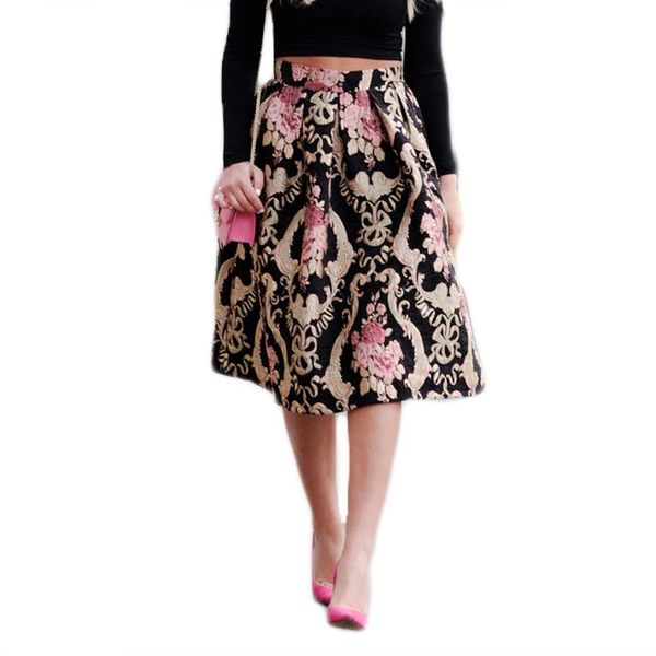 skirts fashion women ladies summer knee-length casual floral print high waisted a-line elegant sexy, Black
skirts fashion women ladies summer knee-length casual floral print high waisted a-line elegant sexy, Black
