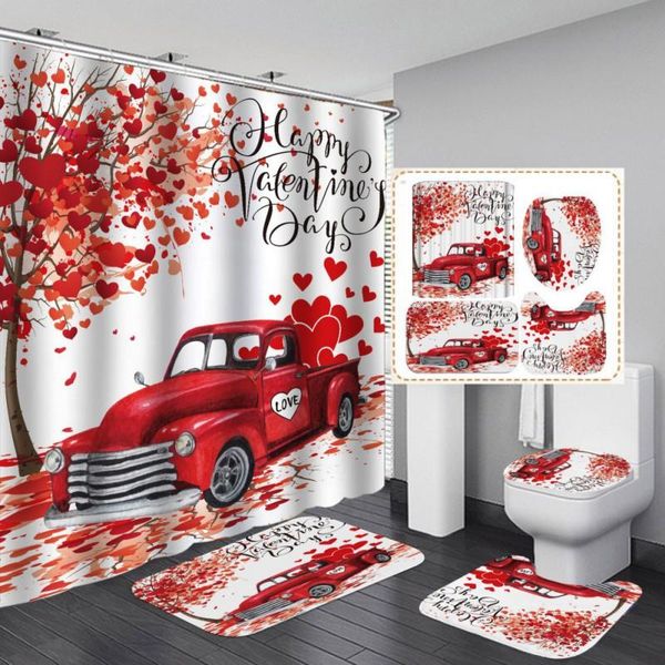 shower curtains 4pcs romantic valentine's day curtain with non-slip floor mat toilet seat u-shaped home bathroom el 3d printed
shower curtains 4pcs romantic valentine's day curtain with non-slip floor mat toilet seat u-shaped home bathroom el 3d printed