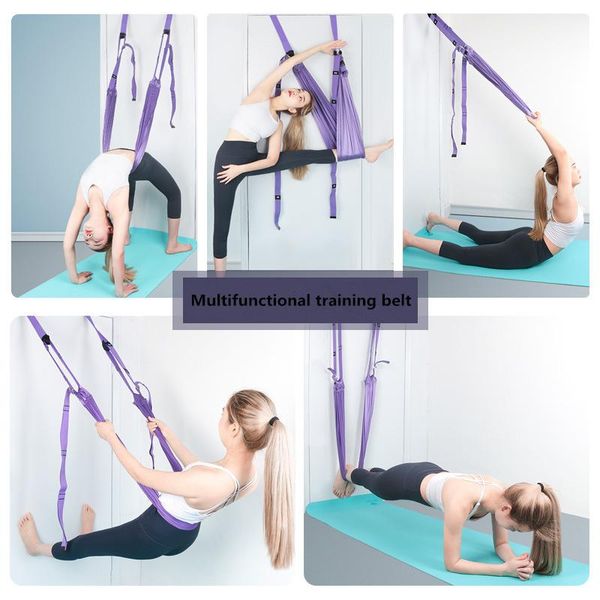 pcs spot air yoga rope open hip stretch leg elastic with inverted low back tension trainer accessories
pcs spot air yoga rope open hip stretch leg elastic with inverted low back tension trainer accessories