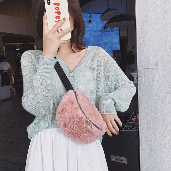 women's fashion faux fur pockets winter comfortable solid color plush chest bag diagonal cross waist messenger bags
women's fashion faux fur pockets winter comfortable solid color plush chest bag diagonal cross waist messenger bags